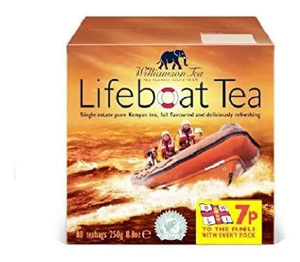 Williamson Tea Lifeboat Tea 80 Teabags - World Food Shop