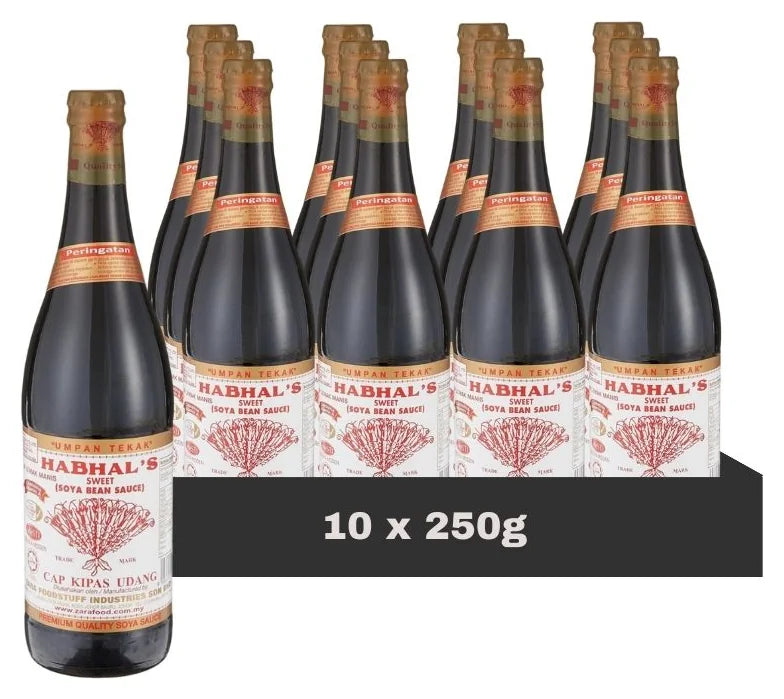 Habhals Kicap Manis - Sweet Soy Sauce 645ML (Case of 12)