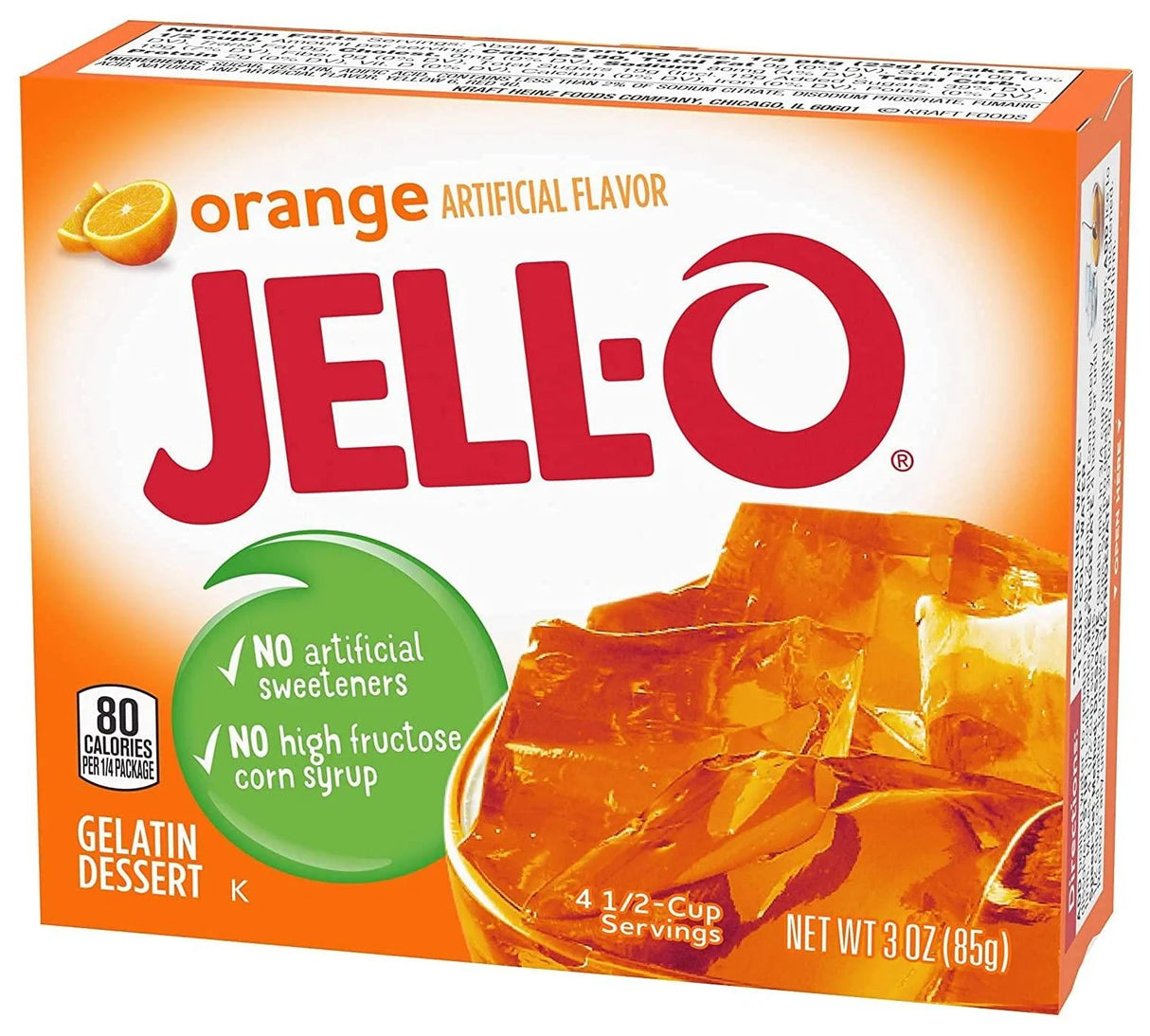 Jell-O Orange Gelatin 3Oz (85G) - World Food Shop