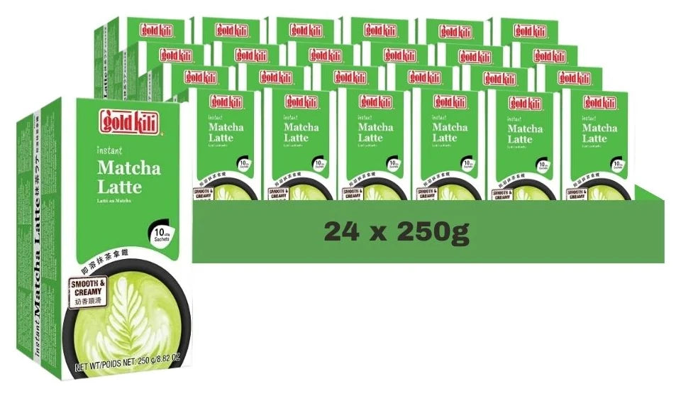 GOLD KILI MATCHA LATTE BOX 25G x 10 Sachets (Case of 24)