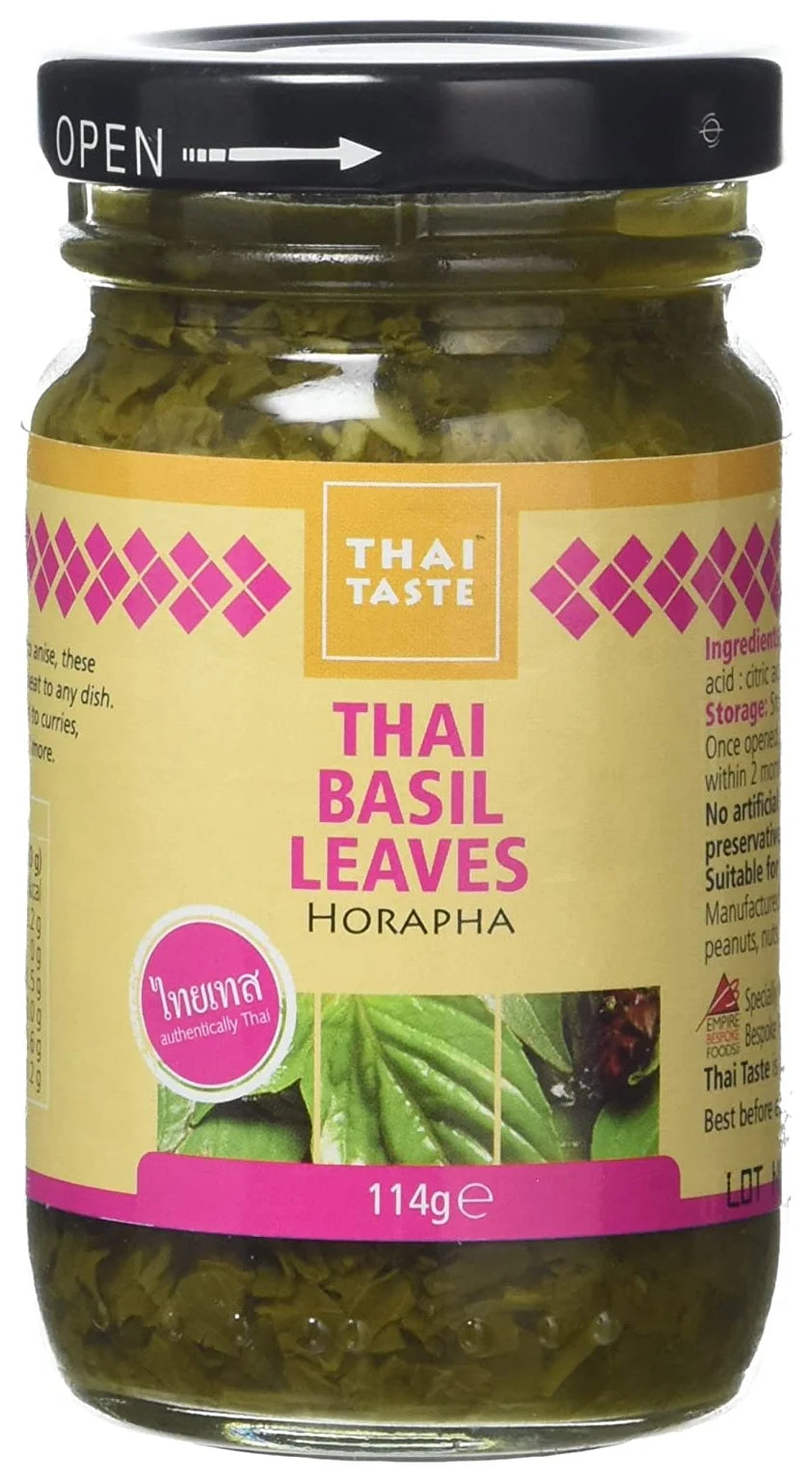 Thai Taste Thai Basil Leaves 114G (Case of 6)