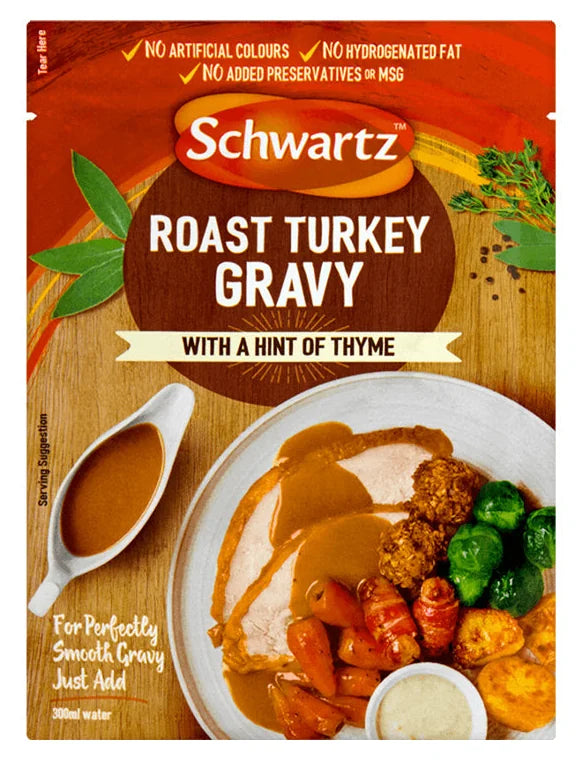 Schwartz Roast Turkey Garvy Mix 25G (Case of 12)