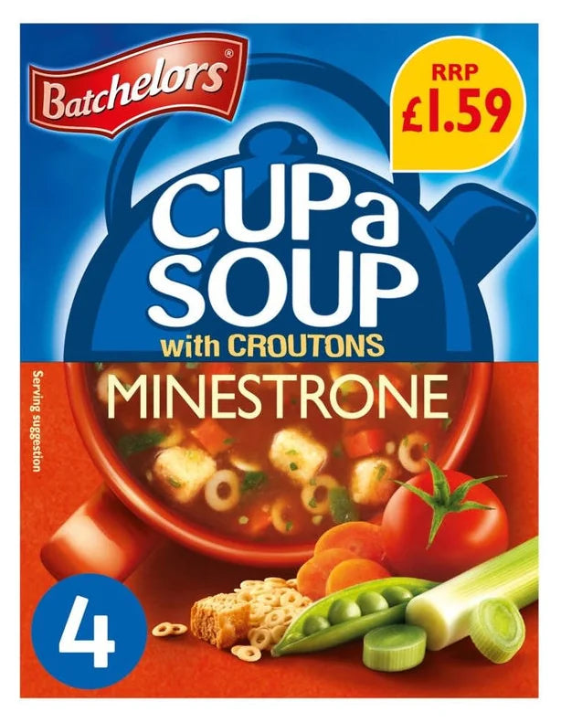 Bachelors Cup A Soup Minestrone 94G (Case of 9)