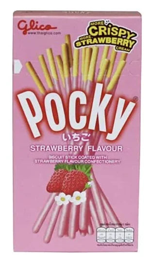 Glico Pocky Strawberry 45G (Case of 10)