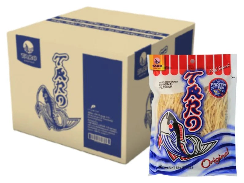 Taro Fish Snack Original Flavour 52G (Case of 36)