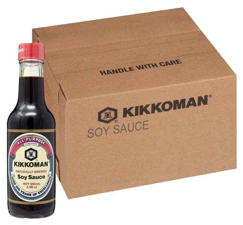 Kikkoman Soy Sauce 250ML (Case of 6)