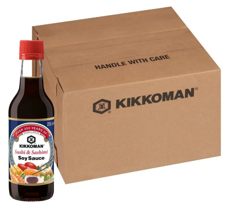 Kikkoman Sushi & Sashimi Soy Sauce 250ML (Case of 6)
