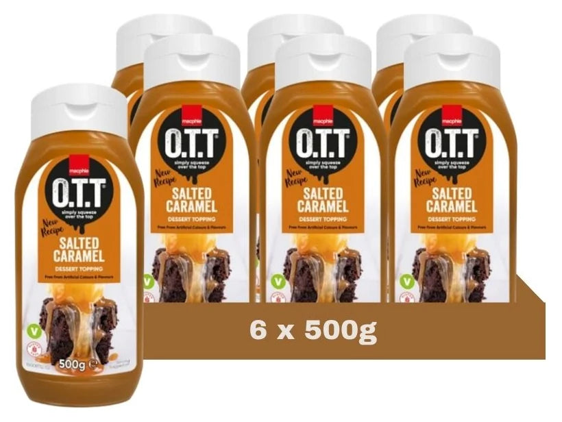 Macphie O.T.T. Salted Caramel Dessert Topping 500G (Case of 6)