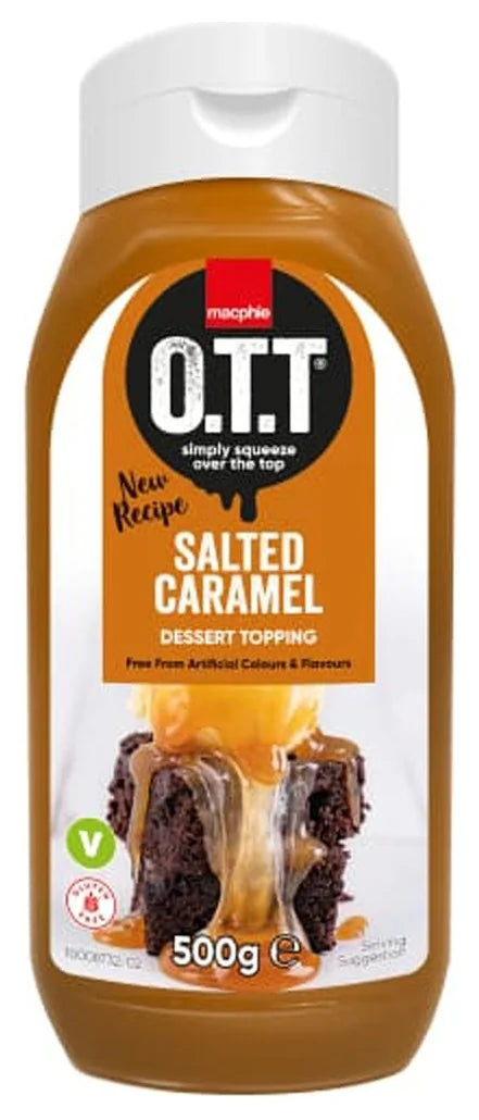 Macphie O.T.T. Salted Caramel Dessert Topping 500G (Case of 6)
