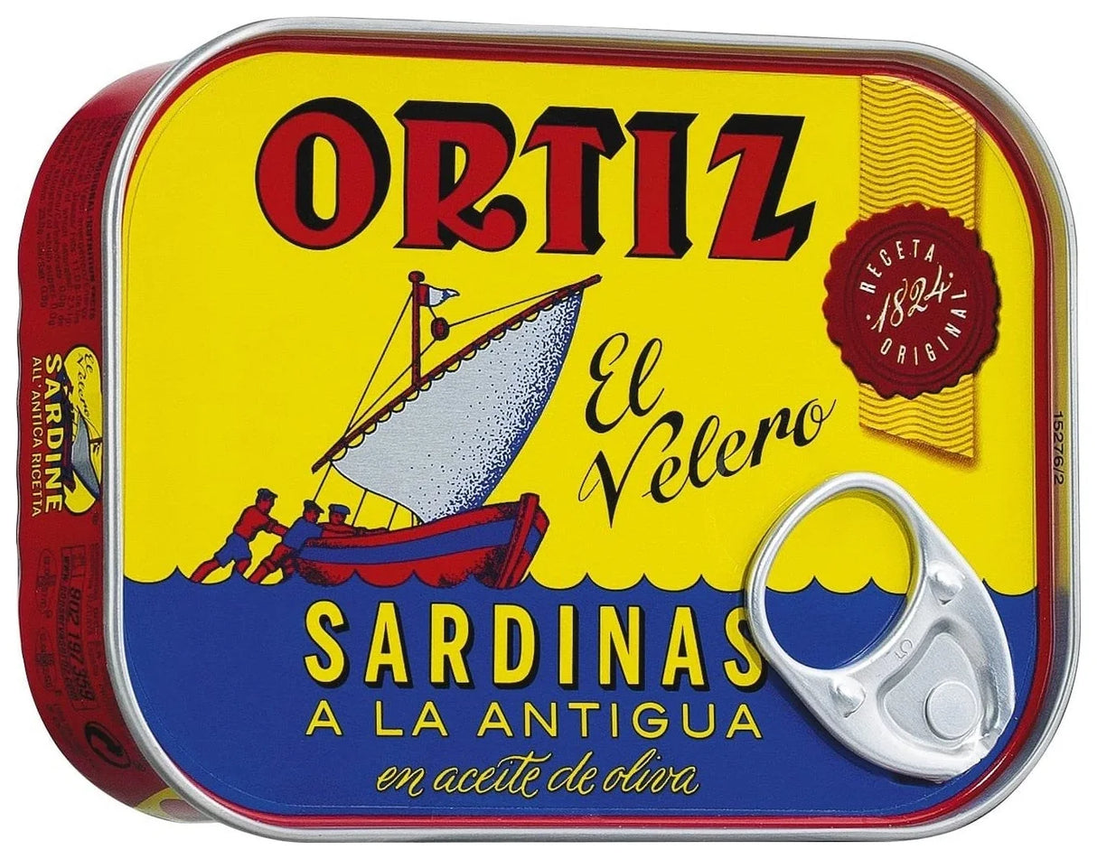 Ortiz Sardines A La Antigua In Olive Oil Tin 140G (Case of 20)
