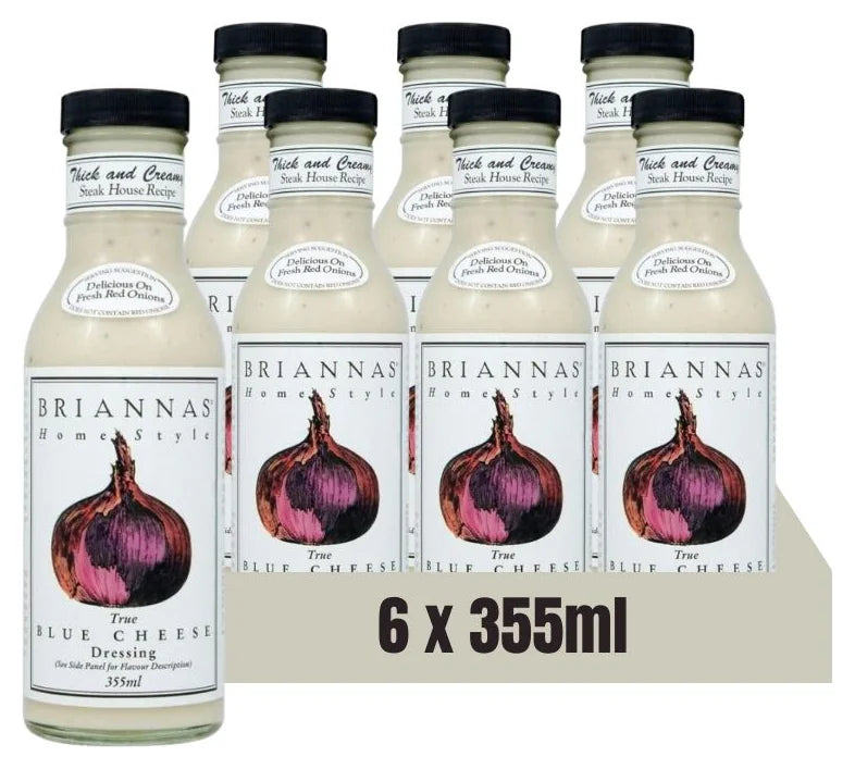 Briannas Blue Cheese Dressing 355Ml (Case of 6)
