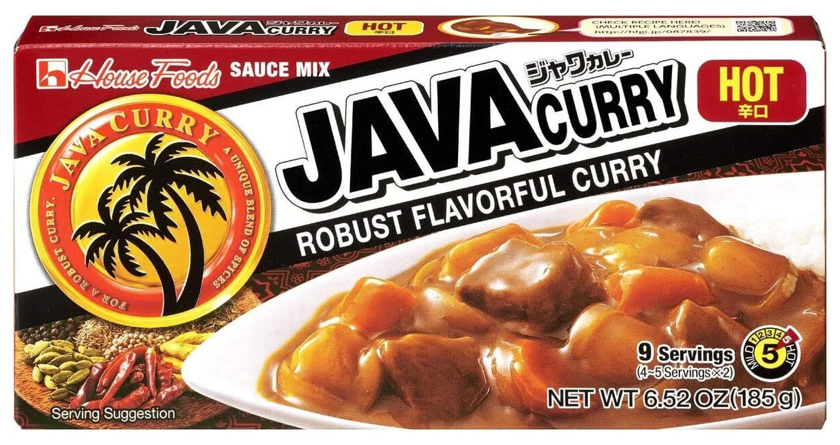 House Java Curry Sauce Mix Hot 185G