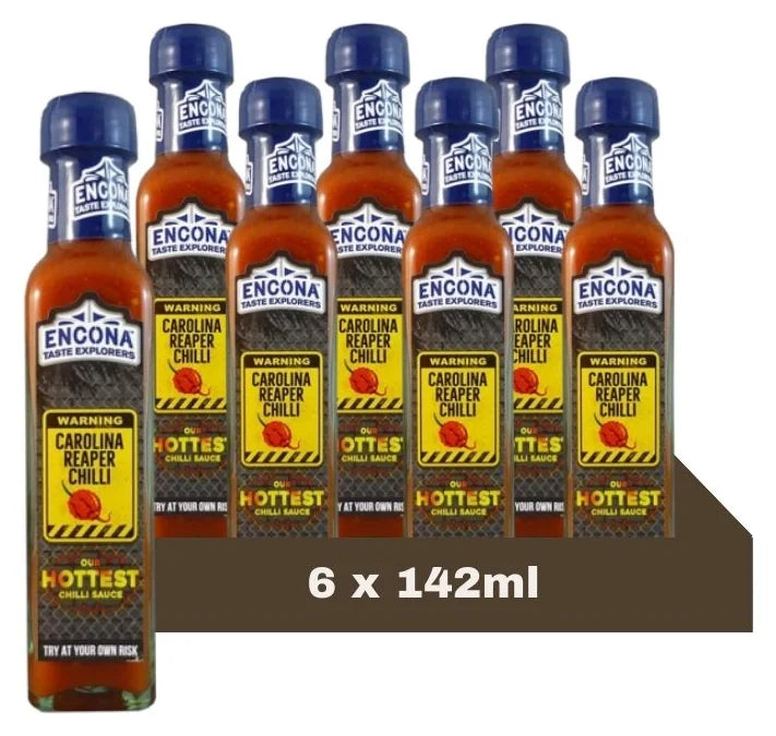 Encona Carolina Reaper Chilli Sauce 142ML (Case of 6)