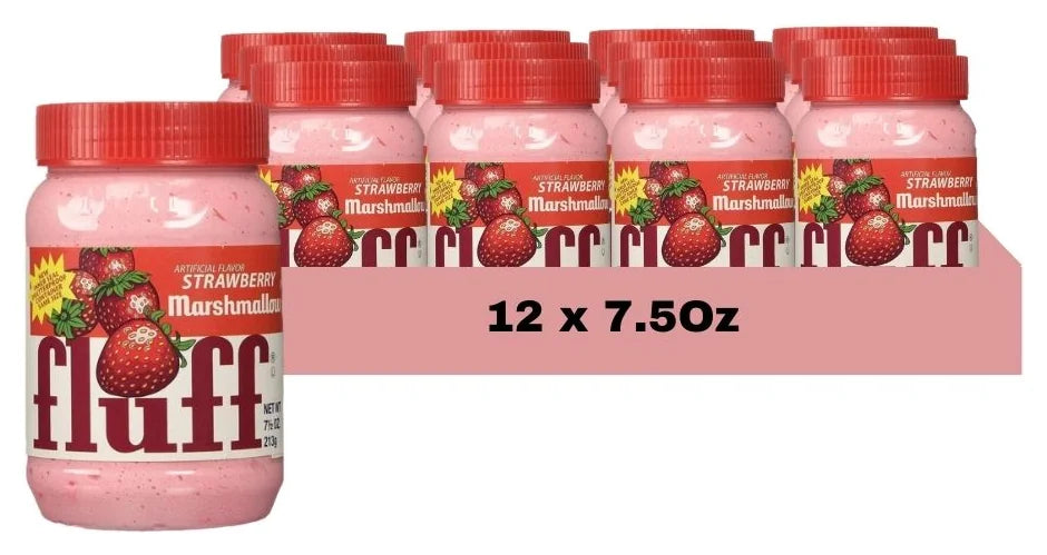 Marshmallow Fluff Strawberry 7.5Oz (Case of 12)