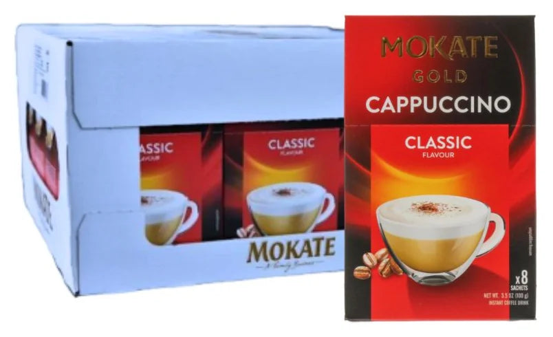 Mokate Gold Cappuccino Classic (8x12.5G) (Case of 12)