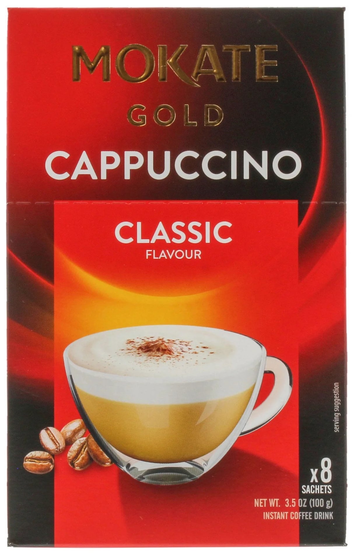 Mokate Gold Cappuccino Classic (8x12.5G) (Case of 12)