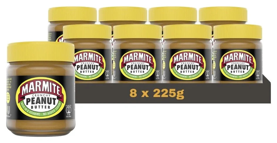 Marmite Crunchy Peanut Butter 225G (Case of 8)