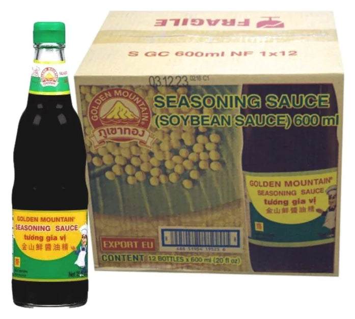 GOLDEN MOUNTAIN Seasoning Sauce 600ml (Case of 12)