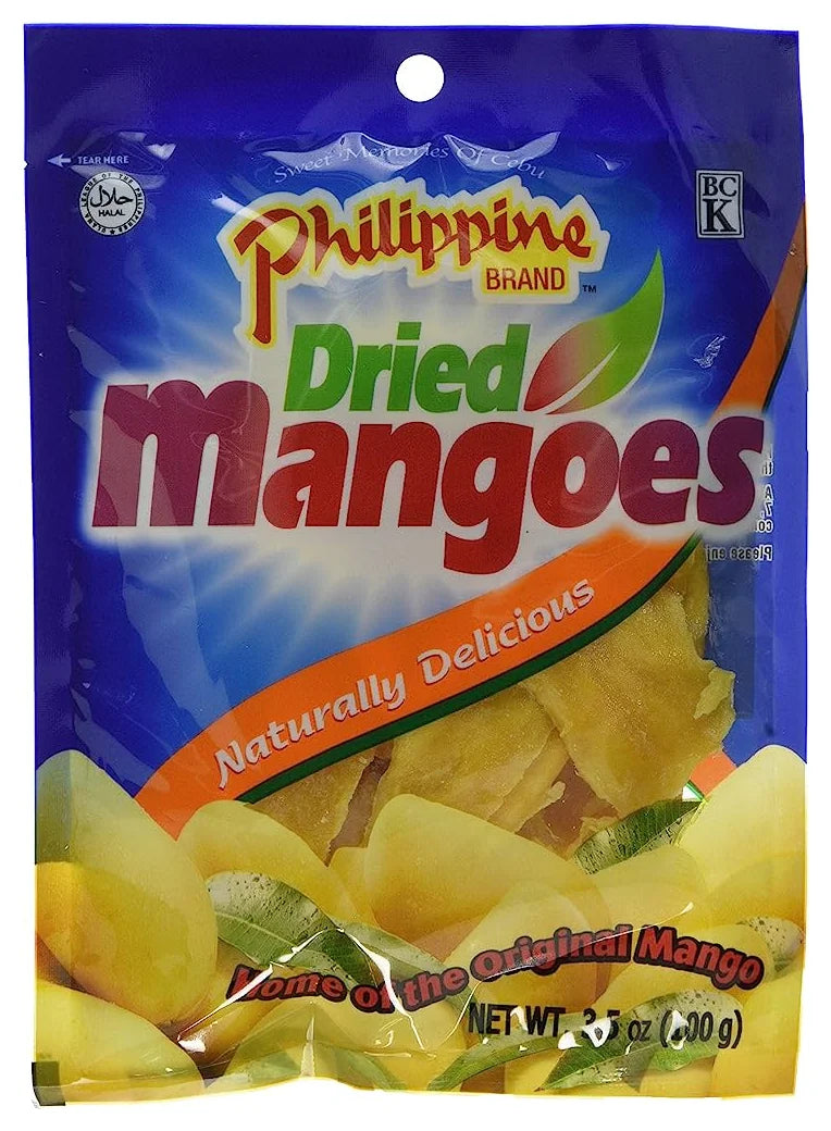 Philippine Brand Dried Mangoes 100G (Case of 25)