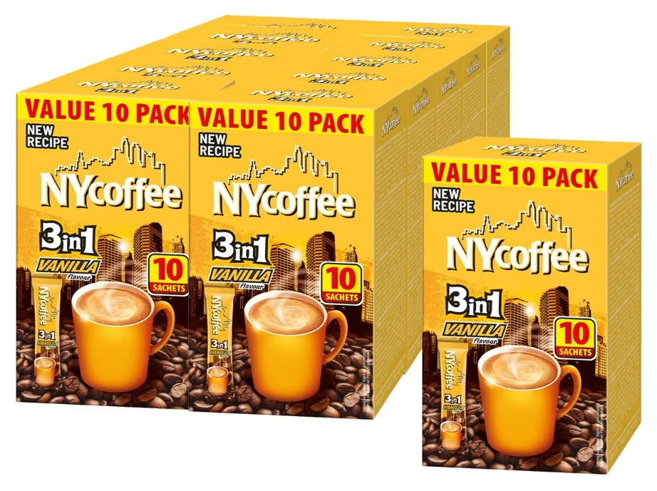 NY Coffee Vanilla Latte 10pk (140G) (Case of 10)