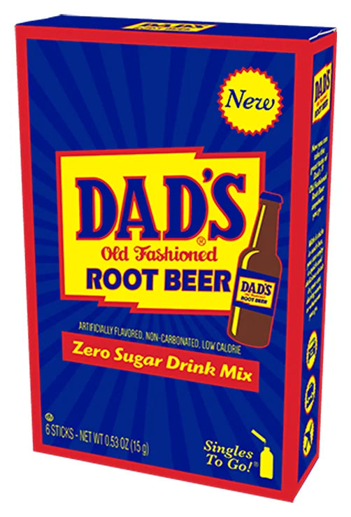 Dads Root Beer Zero Sugar Drink Mix 0.53oz (15G)