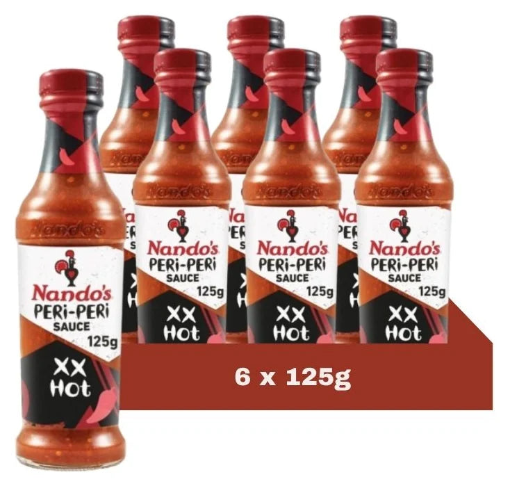 Nandos Xx Hot Peri-Peri Sauce 125G (Case of 6)