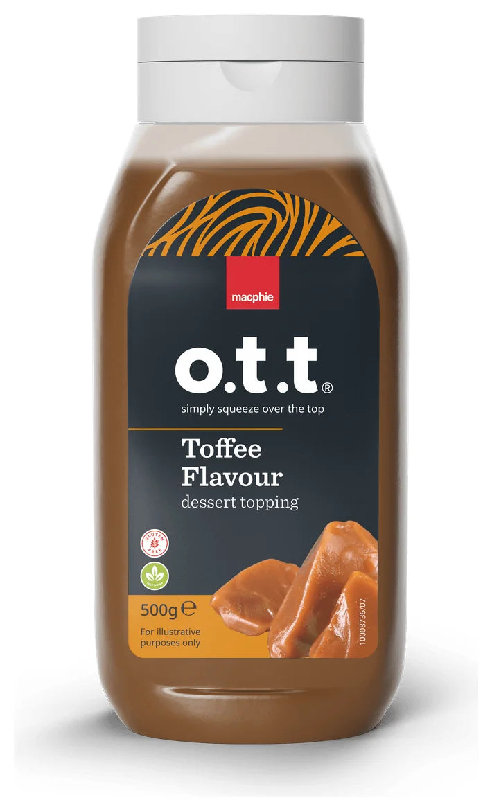 Macphie O.T.T Toffee Flavour Dessert Topping 500G - World Food Shop