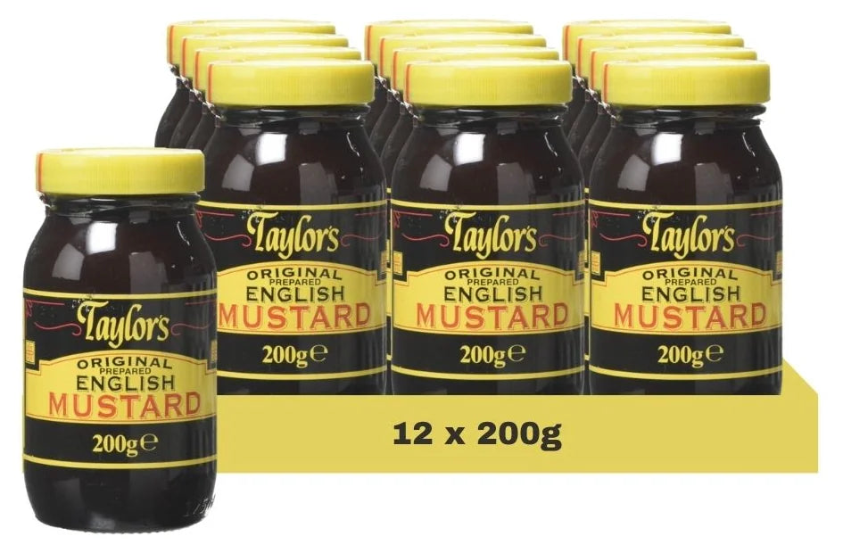Taylors Original English Mustard 200G (Case of 12)