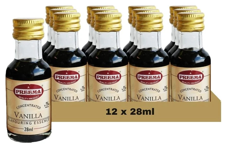 Preema Vanilla Flavouring Essence 28Ml (Case of 12)