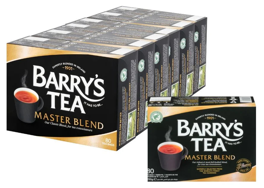 Barrys Master Blend Teabags 80S (250G) (Case of 6)