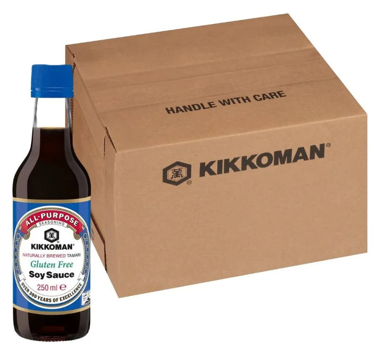 Kikkoman Tamari Gluten Free Soy Sauce 250ML (Case of 6)