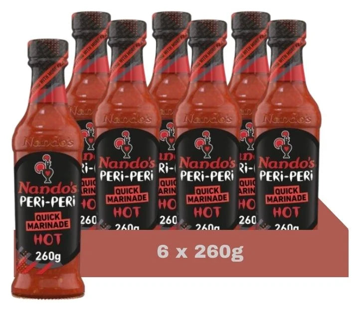 Nando's Hot Peri-Peri Marinade 260G (Case of 6)