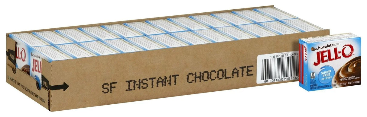 Jell-O Sugar Free Chocolate Pudding 1.4Oz (39G) (Case of 24)