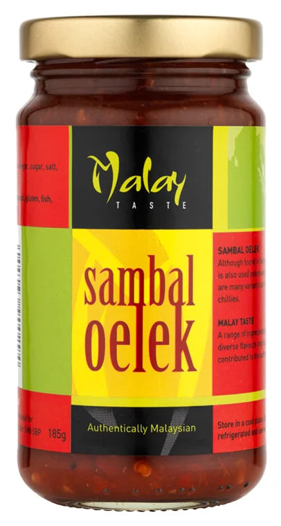 Malay Taste Sambal Oelek Paste 185G (Case of 6)