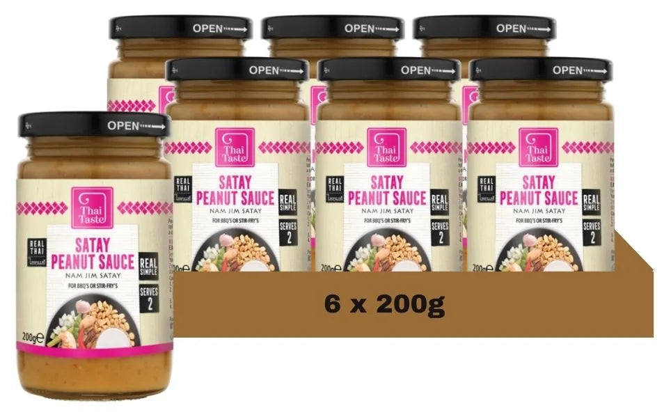 Thai Taste Satay Peanut Sauce 200G (Case of 6)