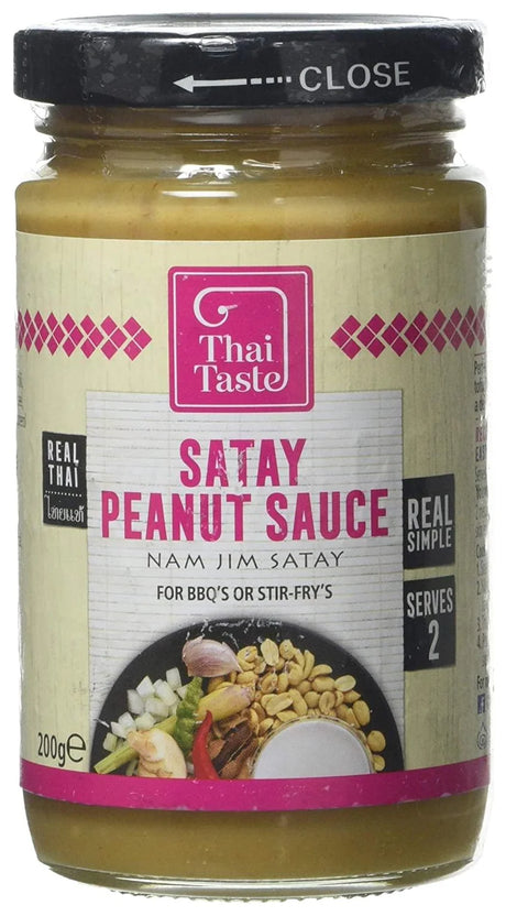 Thai Taste Satay Peanut Sauce (Nam Jim Satay) 200G - World Food Shop