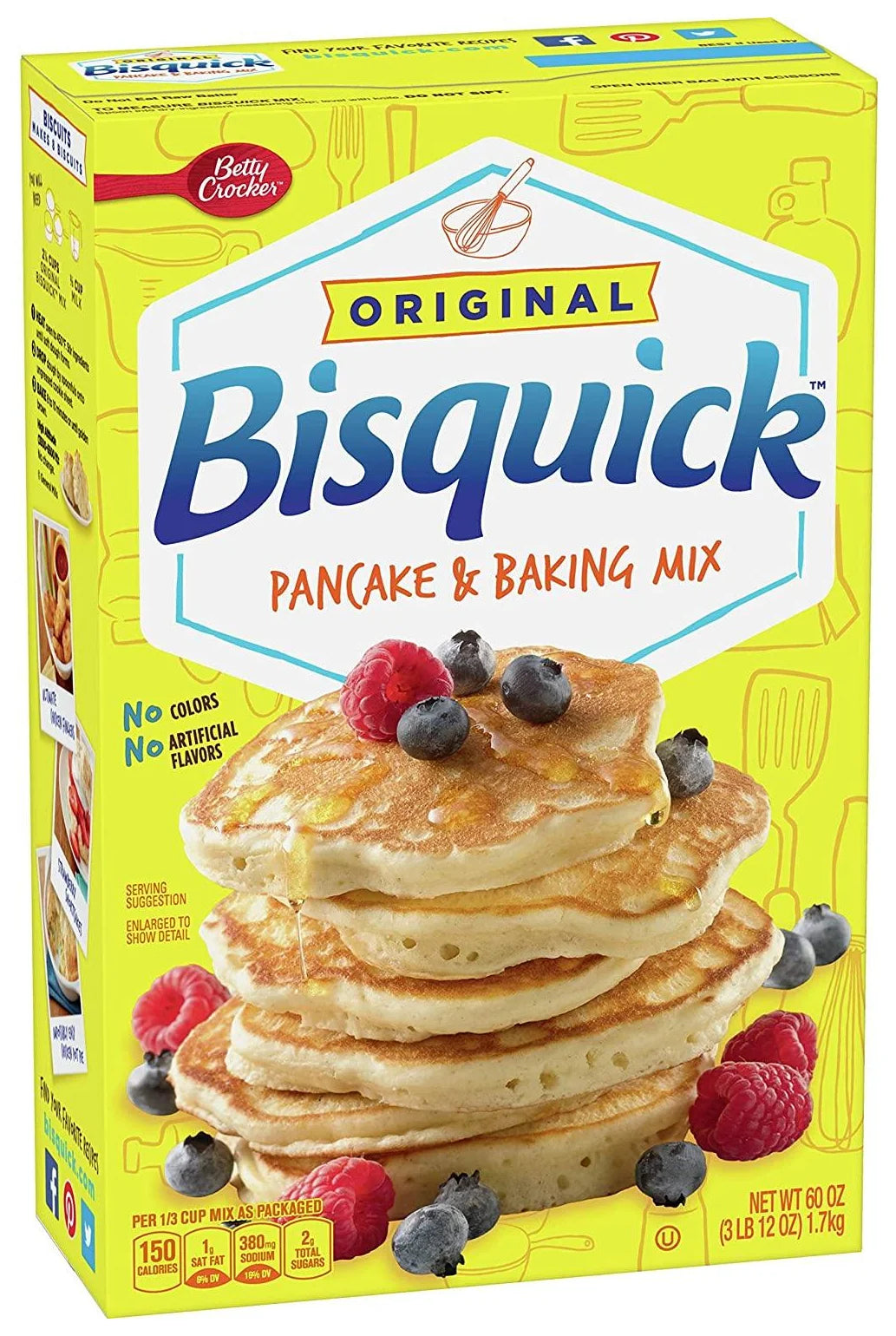 Betty Crocker Bisquick Original Pancake & Baking Mix 1.7Kg - World Food Shop