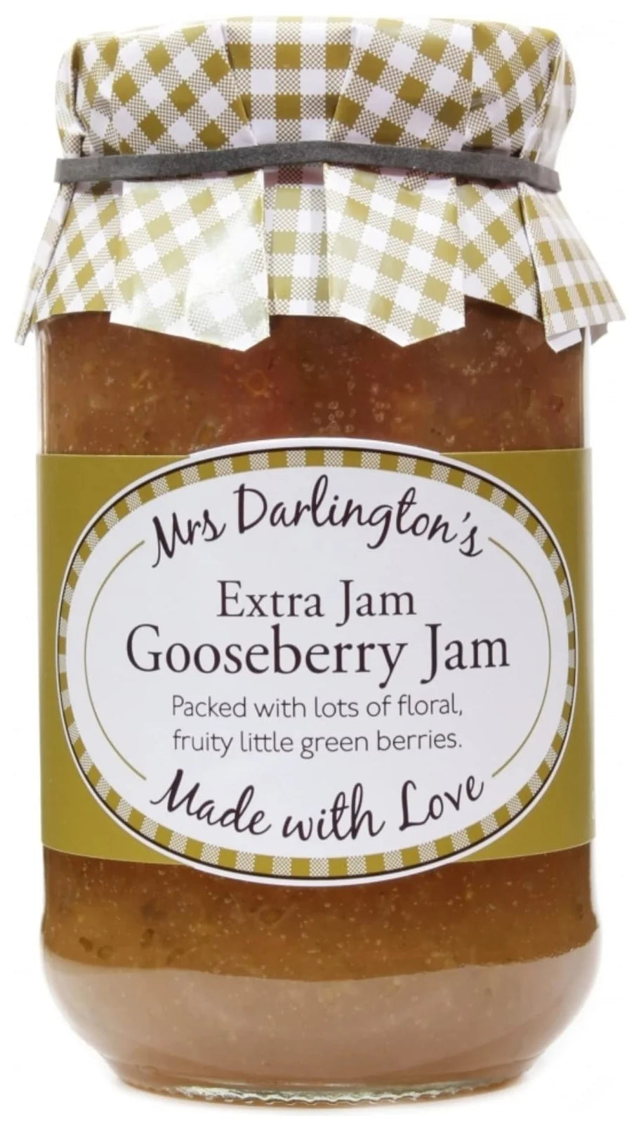 Mrs Darlington Gooseberry Extra Jam 340G (Case of 6)