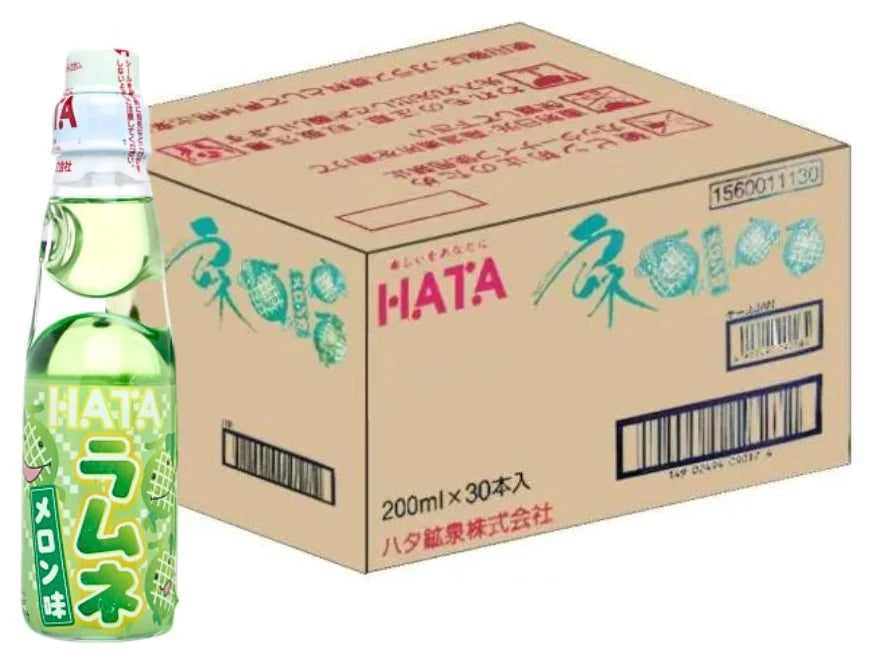 Hata Kosen Ramune Melon Bottle (St-B) 200Ml (Case of 30)