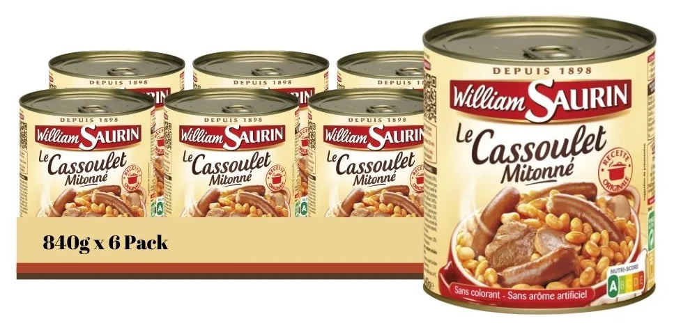 William Saurin Cassoulet 840G (Case of 6)