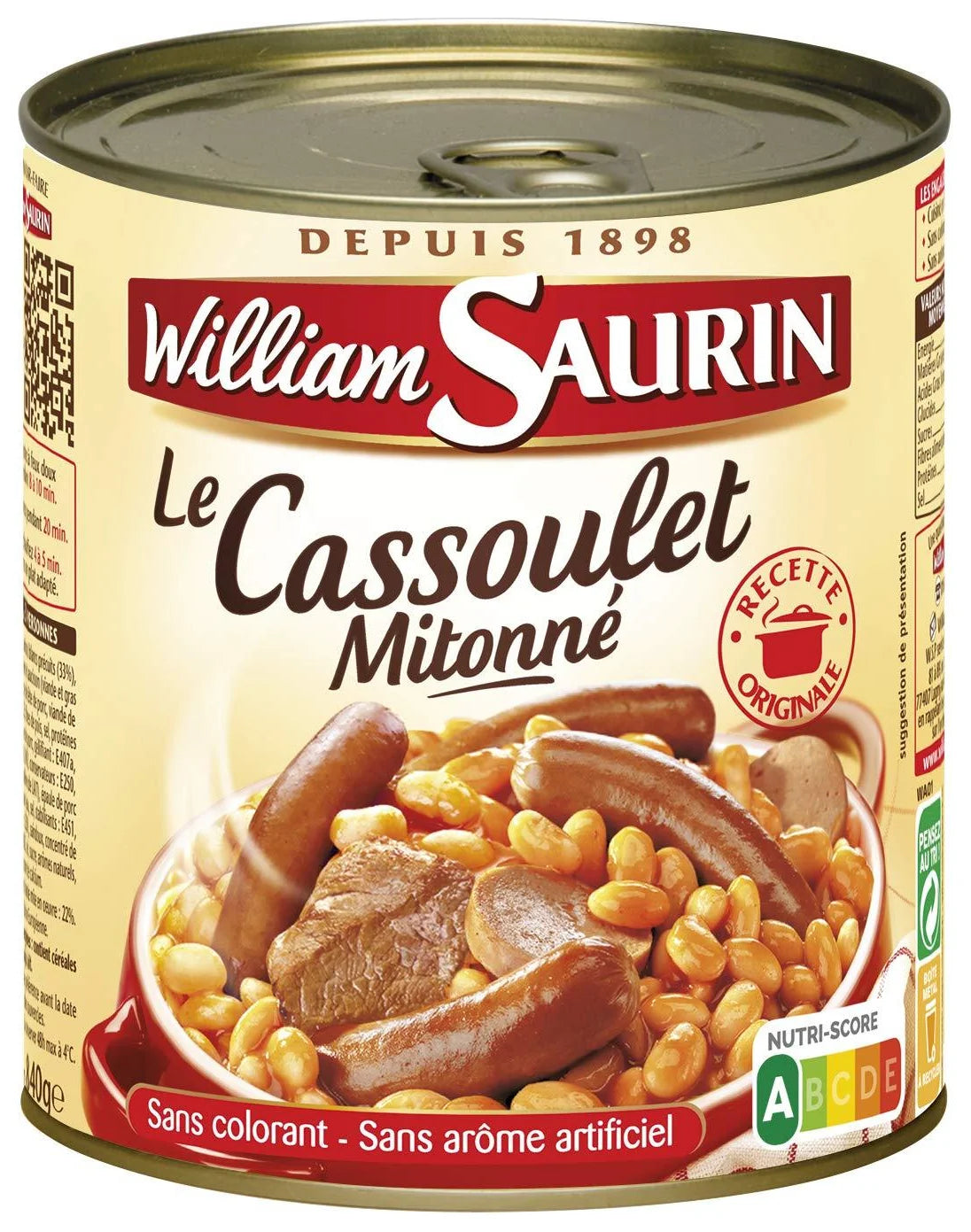 William Saurin Cassoulet 840G - World Food Shop