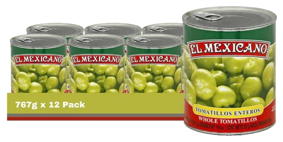 El Mexicano Tomatillo Whole 767G (Case of 12)