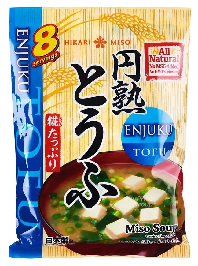 Hikari Instant Miso Soup With Green Onion -Enjuku Naga Negi 8pc