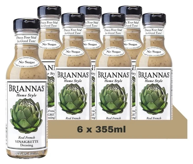 Briannas Real French Dressing 355Ml (Case of 6)