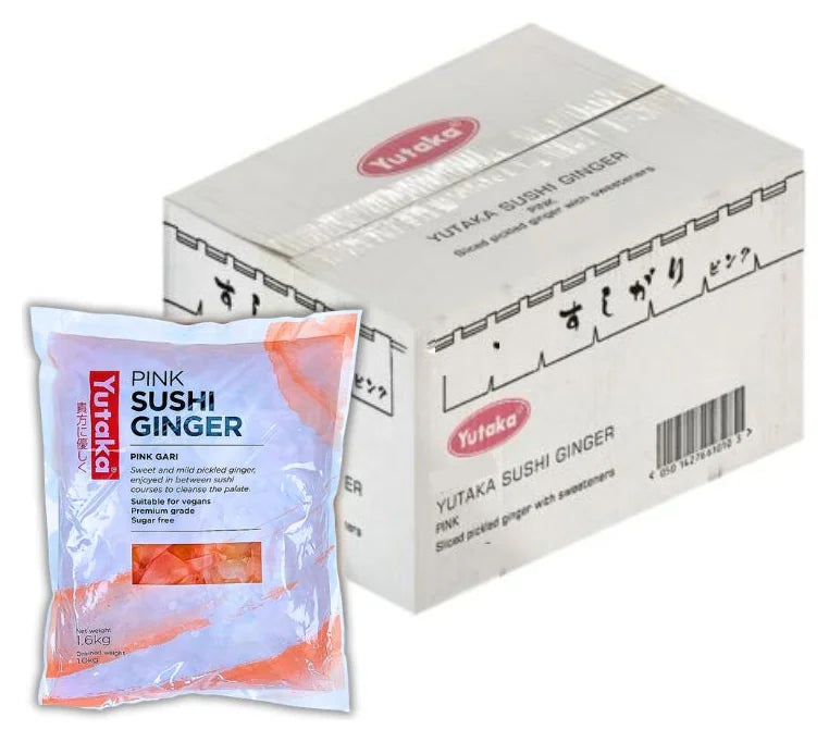 Yutaka Sushi Ginger Pink 1.6KG (Case of 10)
