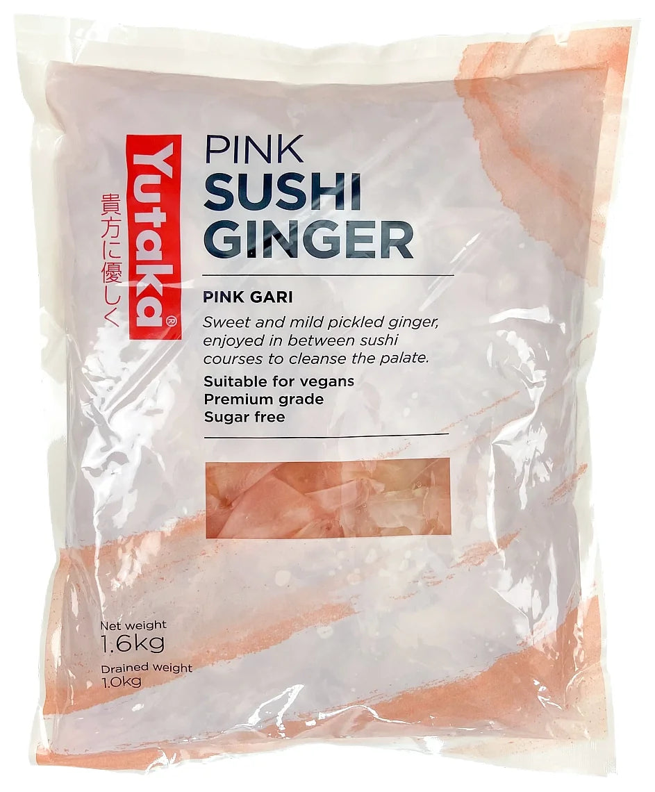 Yutaka Sushi Ginger Pink 1.6KG (Case of 10)