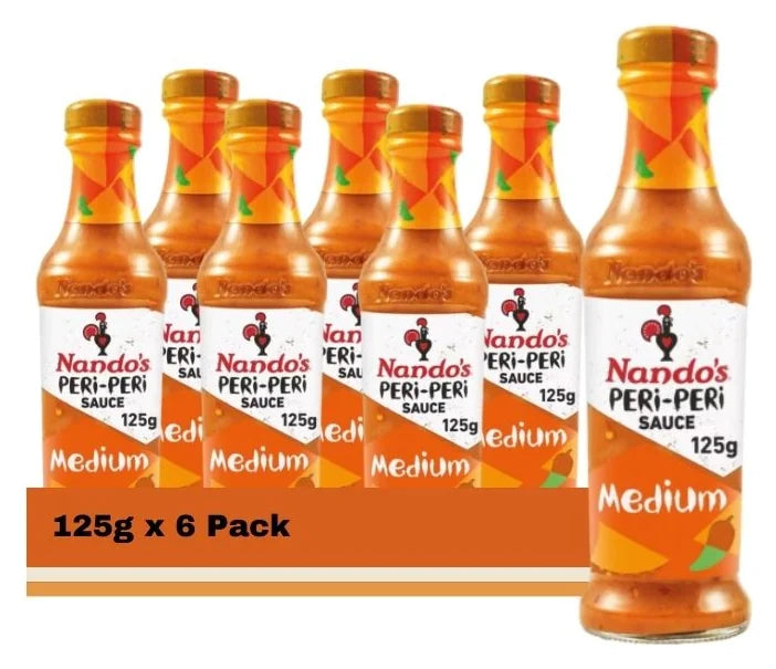 Nandos Medium Peri-Peri Sauce 125G (Case of 6)