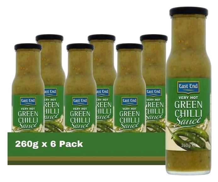East End Very Hot Green Chilli 260G (Case of 6)