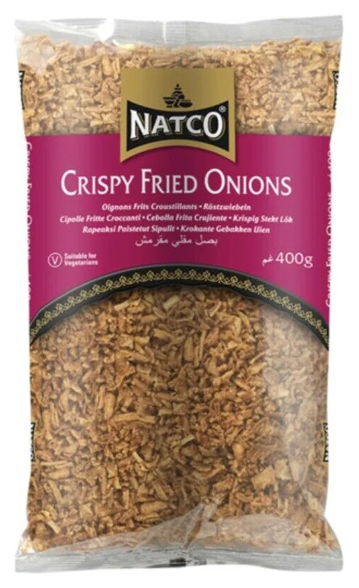 Natco Crispy Fried Onions 400G (Case of 12)