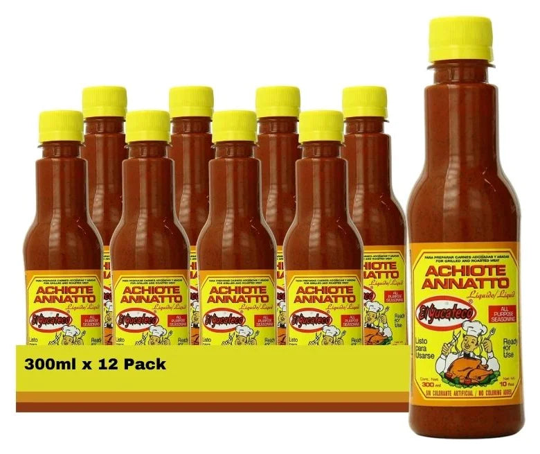 El Yucateco Achiote Liquid 300Ml (Case of 12)